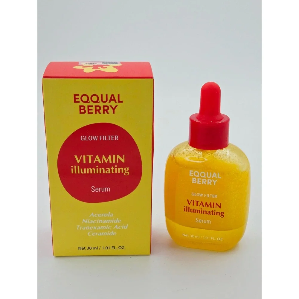 EQQUALBERRY Glow Filter Vitamin Illuminating Serum 30ml Niacinamide K-Beauty